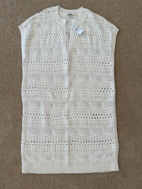 Loft knit beach swim cover size small NWT